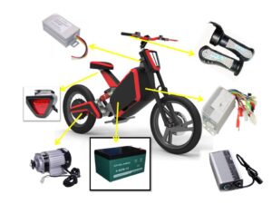 Komponen sepeda motor listrik Komponen sepeda motor listrik